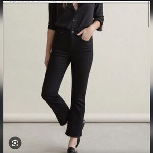 Everlane Kick Crop Raw Hem Jeans